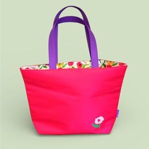 Clinique x Donald Reversible Tote with Cosmetic Pouch